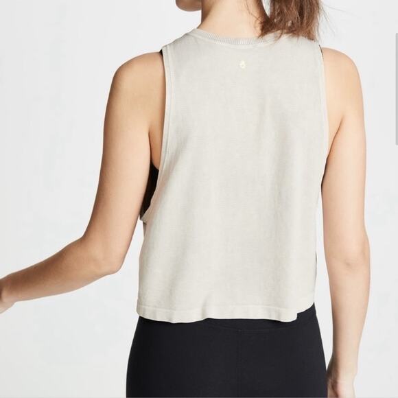 Spiritual Gangster Active Flow Love Tank Tan M/L - Picture 3 of 9